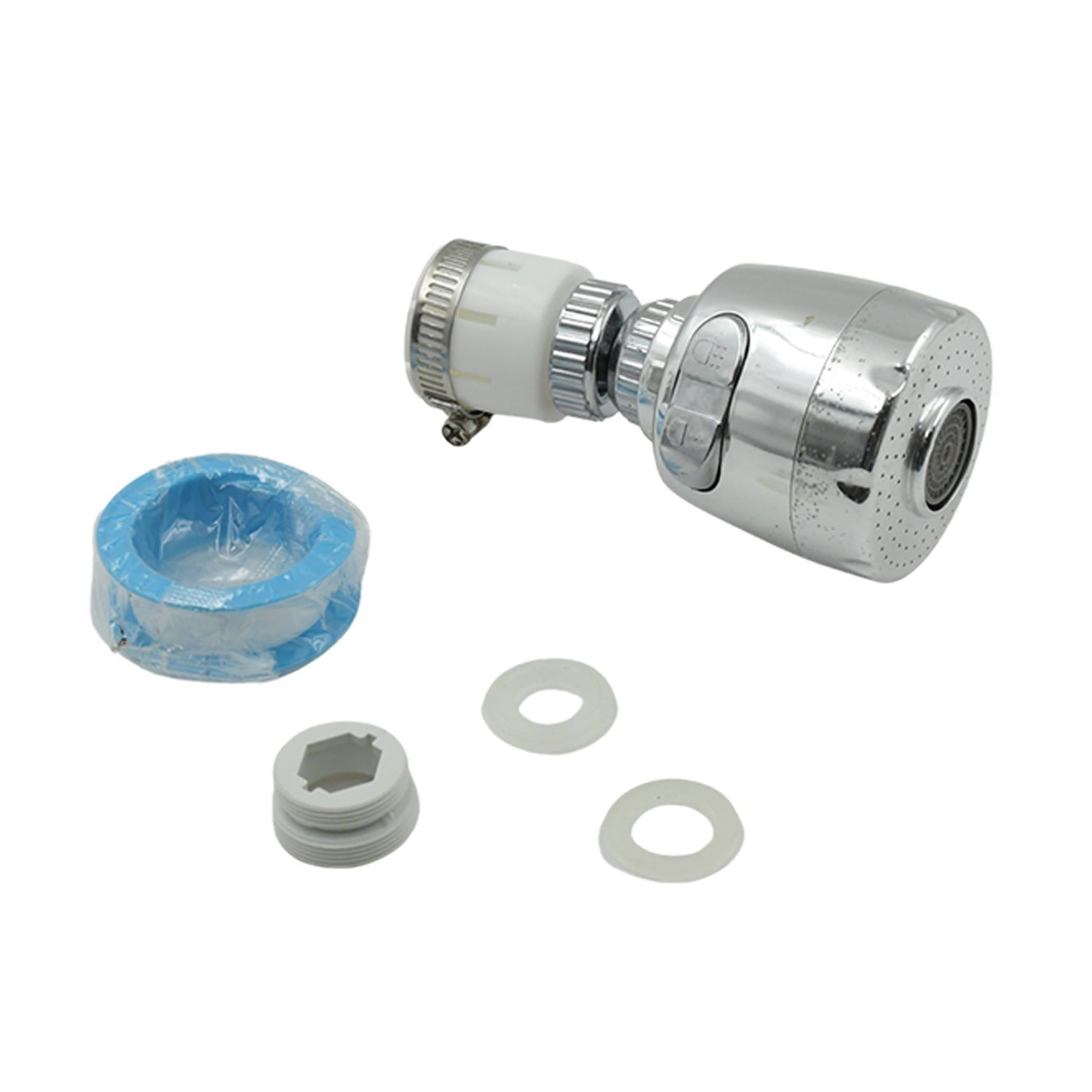 0552 Faucet Sprayer - Kitchen Sink Aerator Adjustable Rotatable Water Saver Head, Upgraded Big Angle Replacement Anti Splash Shower Booster with V Tap Stream Switch, Moveable Kitchen Tap Head (1 Pc) 0552 Faucet Sprayer - Kitchen Sink Aerator Adjustable Rotatable Water Saver Head, Upgraded Big Angle Replacement Anti Splash Shower Booster with V Tap Stream Switch, Moveable Kitchen Tap Head (1 Pc)
